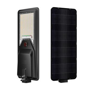 China Streetlight Ip65 Outdoor Waterproof Solar Light 400w Integrated All In One Led Solar Street Light Displayable battery factory