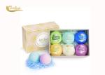 Professional Bath Bomb Gift Sets 6 Pcs Flavour Custom With Packaging Gift Boxes