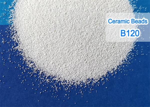 B120 Ceramic Bead Blasting Media For Golf Club / Ball Head Sandblast Surface