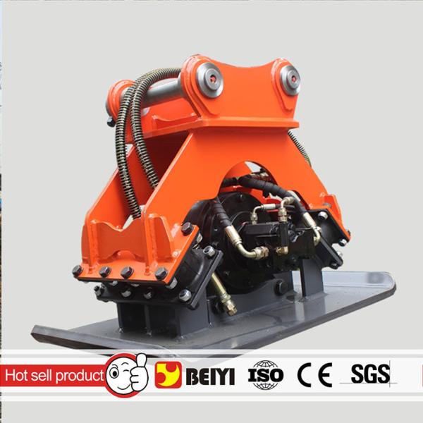 BEIYI BYKC03 excavator mounted hydraulic vibro plate compactor vibrating