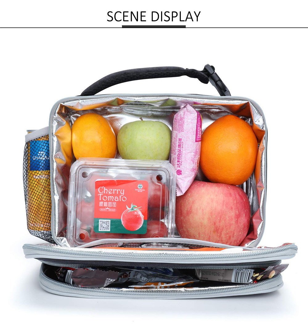 Water-resistant Thermal Lunch Cooler for Adult Travel Picnic Office