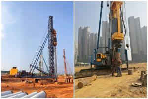 China No Air Pollution Hydraulic Pile Hammer / Electric Impact Hammer factory