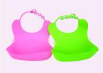 BPA Free Baby Waterproof Feeding Bibs , Washable Baby Bibs 0-3 Years Old
