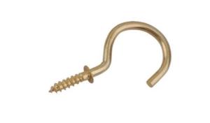 China Indoor Outdoor Metal Screw Hooks High Corrosion Resistance Easy To Fit factory