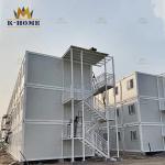 Steel Frame Structure House Construction Of Labour Accommodation