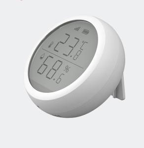 China Zigbee 3.0 Tuya Temperature Humidity Sensor 2.5V Low Power Battery 61.2x23mm factory
