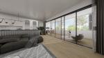 Horizontal Double Glazed Aluminium Sliding Glass Doors Soundproof Thermal Brake