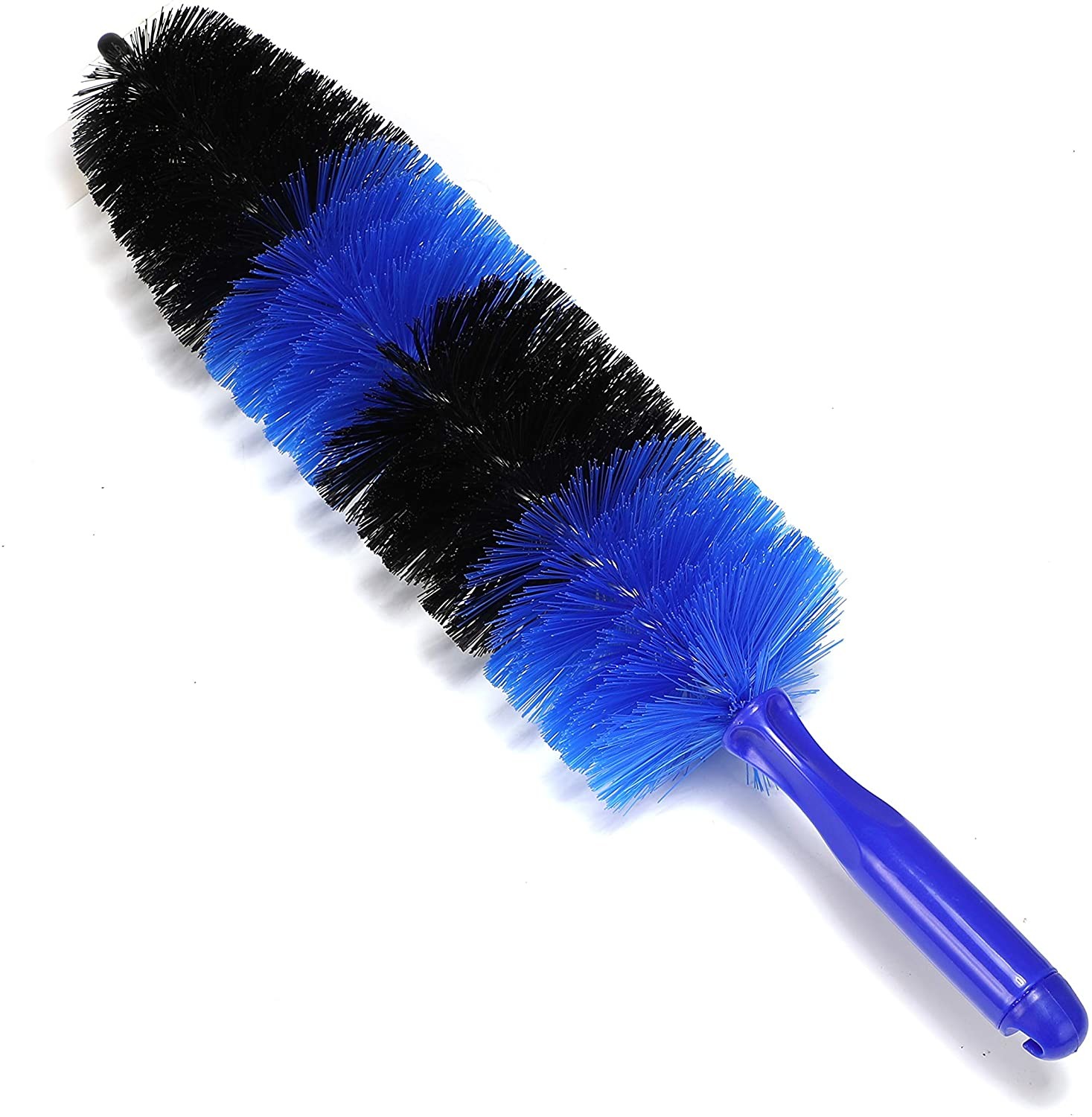 Anti Splash Soft Bristle Car Wheel Brush With PP Long Handle