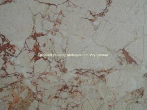 China Turkey Cream Rosalia Marble Tiles, Natural Pink Marble Tiles factory