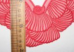 Vintage Scalloped Edge Lace / Applique Embroidered Mesh Lace Trim For V Neckline