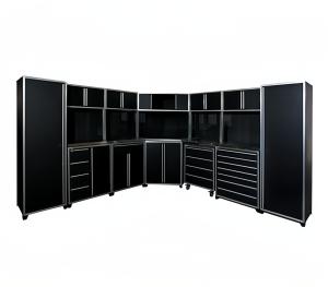 China KEY Lock Metal Garage Storage Cabinets for Industrial Workshop Equipment and Supplies factory