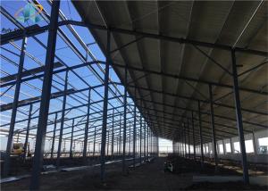 China Long Life Span Quick Building Painted Prefabricated Warehouse/Workshop/Hangar Steel Structure factory