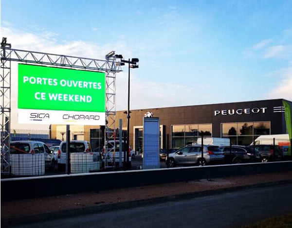 P4.81 SMD Full Color LED Video Wall Panel 500x500mm IP65