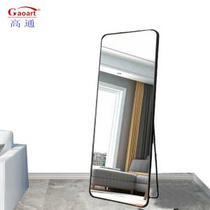 China Contemporary Wall Decor Morden Style Big Full Body Wedding Craft Mirror Stand Sticker factory