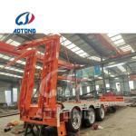 11.5 Axle 3-Axle Low Bed Drop Deck Trailer for Heavy Equipment Transport