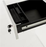Texture Mobile Metal Pedestal Office Equipment For Storage File