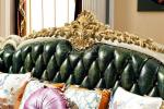 Wooden Frame Solid Wood Luxury Classic European Sofa Set