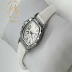 Customized LOGO Waterproof Quartz Wrist Watch For Women with Leather Strap