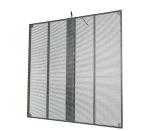 Indoor Fixed Installation 1000x1000mm Transparent LED Screen With Aluminum Frame