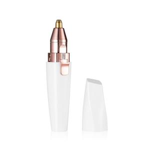 China Portable Waterproof 2 In 1 Mini Lipstick Shaver For Ladies Eyebrow Facial Hair Trimming factory
