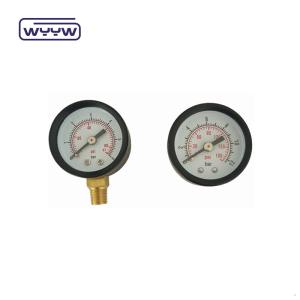 China 1.5&quot; plastic case NPT ABS pressure gauge 1/8&quot; NPT factory