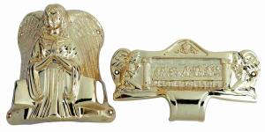 China Oversize Casket Hardware Kit Recycle PP / ABS Material 18K Gold Color With Steel Bar factory