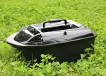 Black catamaran biat boat ABS plastic , carp bait boat lithium battery