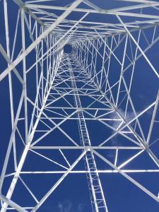 China Hot Dip Galvanized Steel Lattice 4 Legged Tower factory