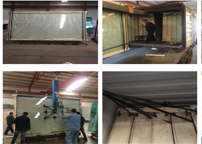 Decorative Clear Tempered PVB Laminated Glass / Tempered Safety Glass For Stairs