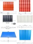 Fireproof 1070mm 3 Layer PVC Roof Tiles For Poultry Farm