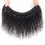 Double Weft Kinky Curly Cambodian Virgin Hair / 100 Remy Human Hair Extensions