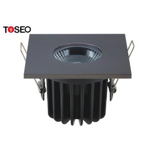 China Golden Dimmable Ceiling Recessed LED Downlight , Recessed Square IP65 Fire Rated Downlights factory