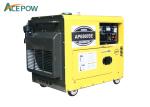 Soundproof 5KW 5KVA 120V Air Cooled Diesel Generator