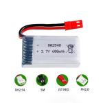 Rechargeable 802540 Drone Battery 3.7C 25C 650mAh Lipo Battery Pack KC IEC62133