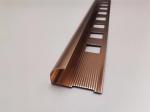 Aluminium C channel Polishing Corner Strips Curved Round Extrusion profiles