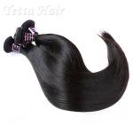 Natural Color Straight Indian Hair Extensions , Grade 7A Virgin Hair With Soft