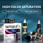 Waterproof Tattoo Ink 1/2OZ Tattoo Pigments For Permanent Makeup