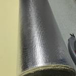 High Tensile Strength Aramid Fabric 2mm Thickness 550 Gsm With Aluminium Coating