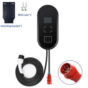 China Wall Mounted EV Charging Station 22KW Smart EV Charger 32A 3 Phase WIFI Type2 factory