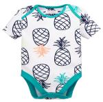 Printing Infant Summer Baby Clothes Unisex Jumpsuit Cotton Knit Short Sleeve