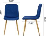 Mid Century Upholstered Kitchen Chairs Modern For Bedroom Living Room Durable