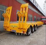 80-120 Tons Rated Load Low Loader Lowboy Truck Trailers for Equipment Transporta