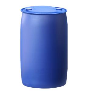 China HDPE Blue Chemical Plastic Drum 200L Reusable with Screw Cover factory
