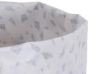 Puting Laundry basket storage bag large box customized colors Yellow Cotton
