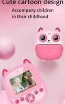 Thermal Printer Digital Camcorder Childrens Printable Camera with Dual Lens HD