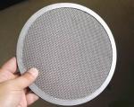 Round Cutting Stainless Steel Wire Cloth Discs , Fine Metal Mesh Filter Against