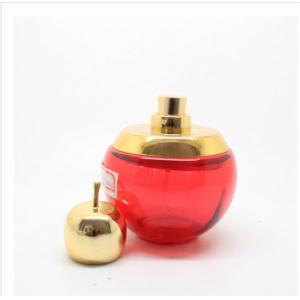 100ml round apple perfume bottle with uv apple cap