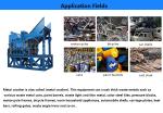 Scrap Metal Recycling Machine Car Body Metal Crusher Aluminum Cans Scrap