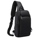 High quality custom logo men's fashion waterproof business sling bag shoulder