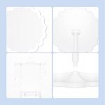 Makeup Artists' Choice Plastic Frame Led Lighted Makeup Mirror With Vanity Tray
